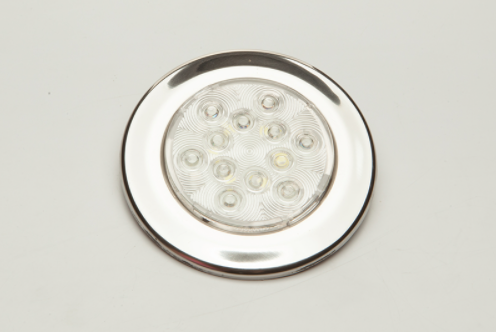 LUMINÁRIA DE CABINE INOX BICOLOR